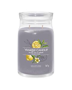Yankee Candle Black Tea & Lemon - Signature Large Jar